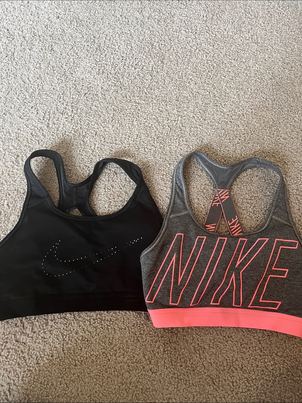Nike Racerback Sports Bra Pair